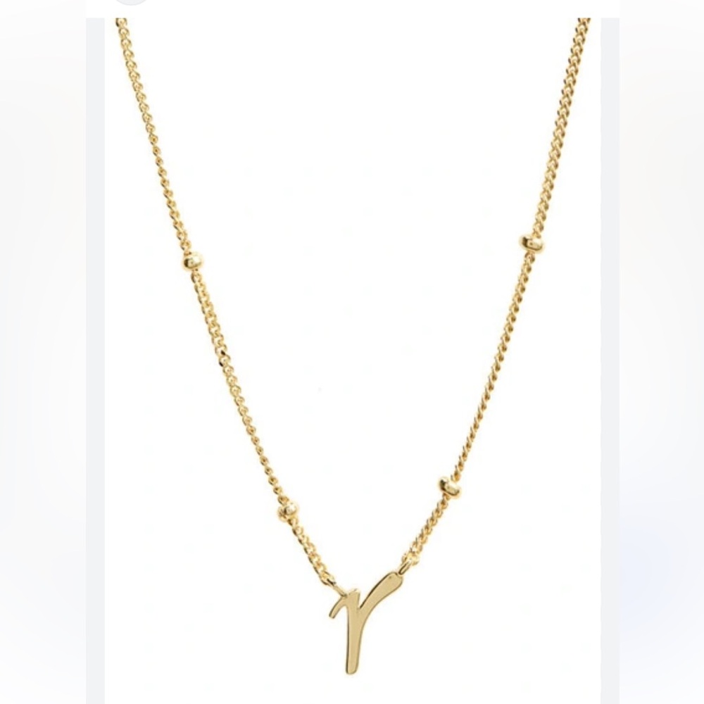 ARGENTO VIVO STERLING SILVER
Rondelle Script Initial “r”